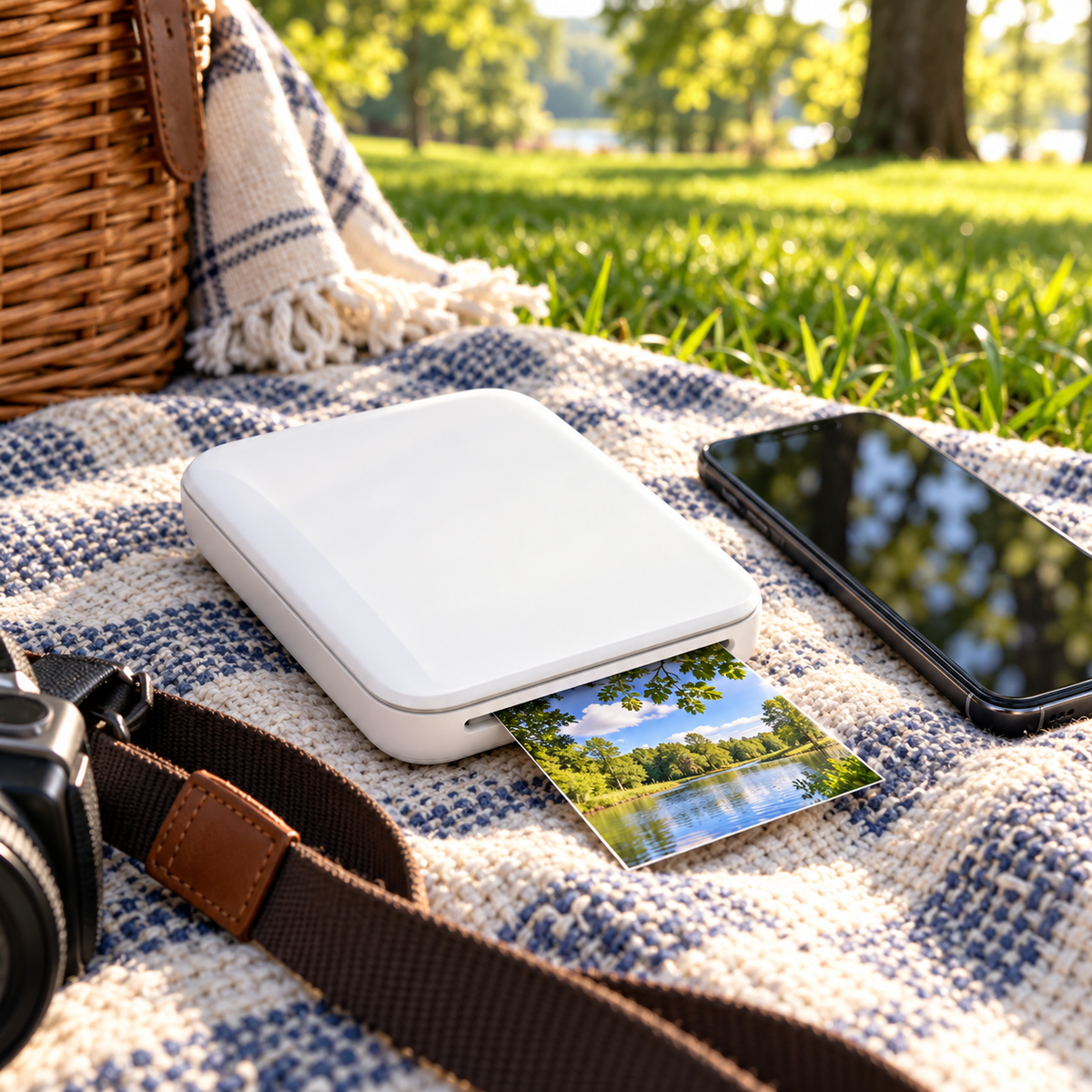 📸 Photo Printer · Paper Prints · Vacations · Grandparents · Colorful Photographs