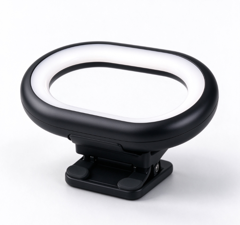 💡 Selfie-Lighting · ABS · Cafés/Travel · Creator Gifts · Gentle Oval Glow