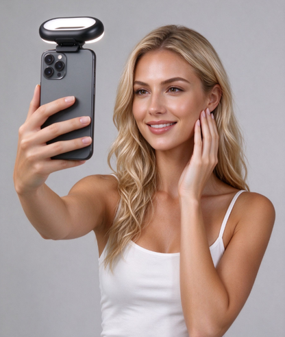 💡 Selfie-Lighting · ABS · Cafés/Travel · Creator Gifts · Gentle Oval Glow