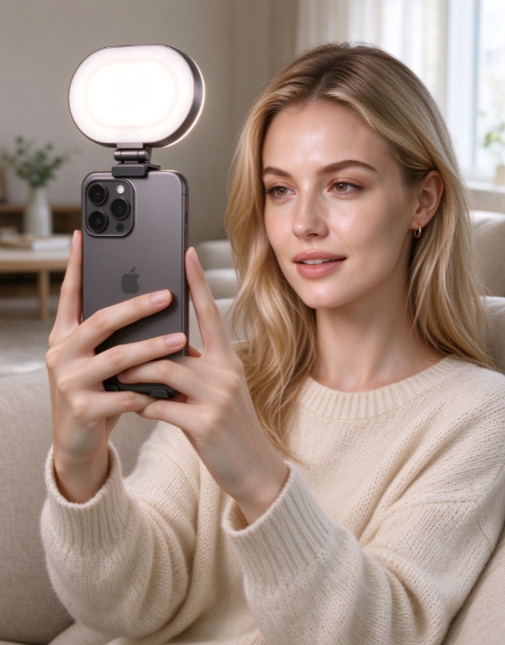 🤳 Selfie Light › ABS › Home/Café/Night › Creator Gifts › Oval-Shaped Glow