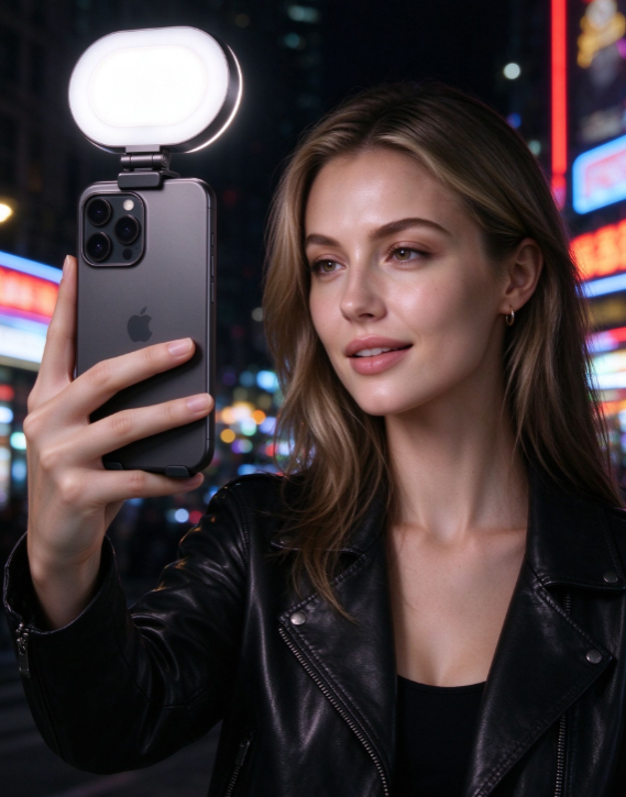 🤳 Selfie Light › ABS › Home/Café/Night › Creator Gifts › Oval-Shaped Glow