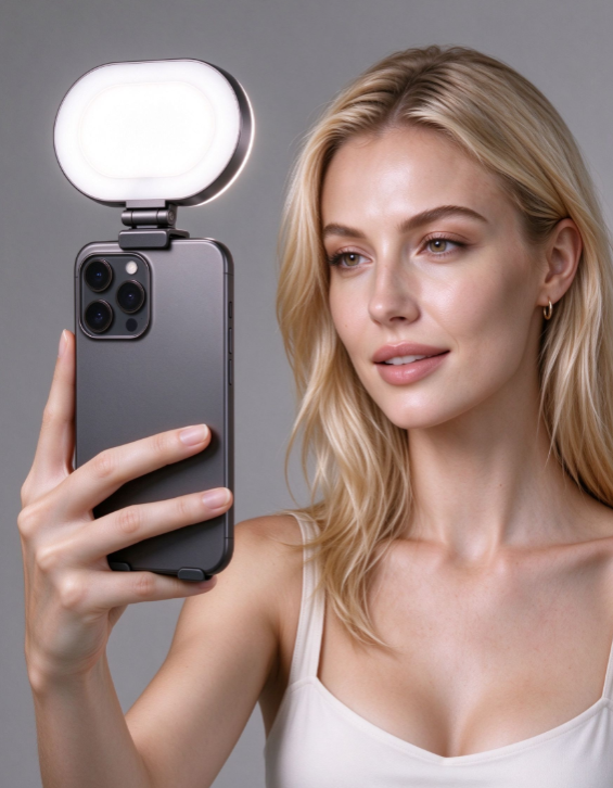 🤳 Selfie Light › ABS › Home/Café/Night › Creator Gifts › Oval-Shaped Glow