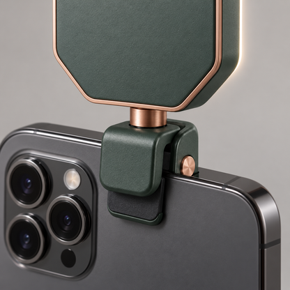 🎥 Video Light / ABS-Plastic / Home-Studio / Creative Friends / Rose-Gold Octagon