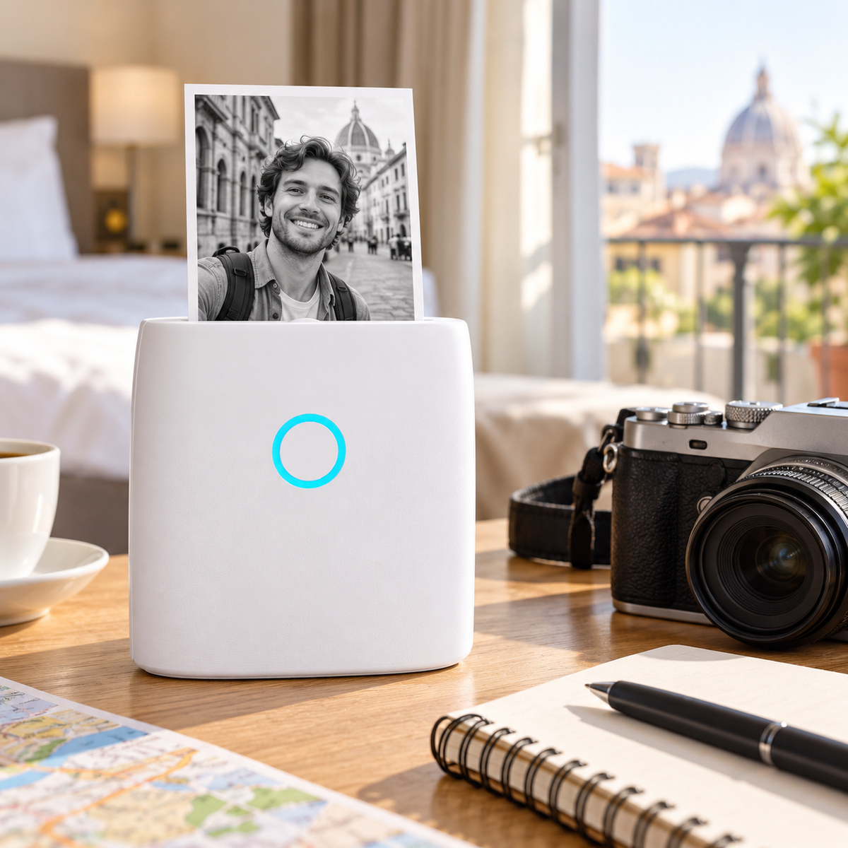 📸 Mini Photo Printer | Thermal Paper | Cafe | Creators | Monochrome